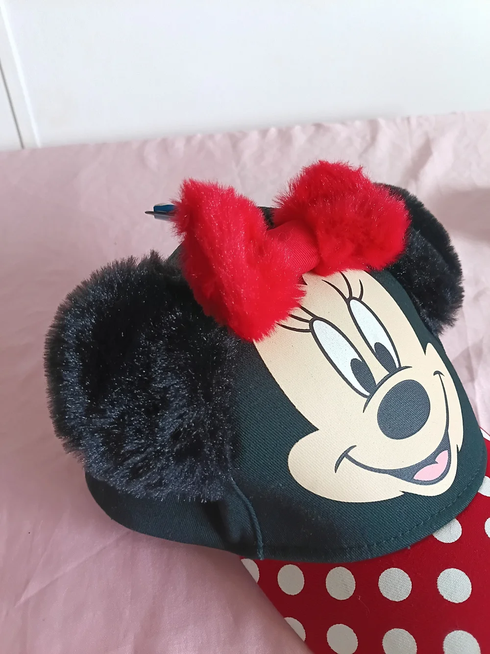 Disney Minnie Mouse Toddler Plush Ear Hat, (Girl's)
